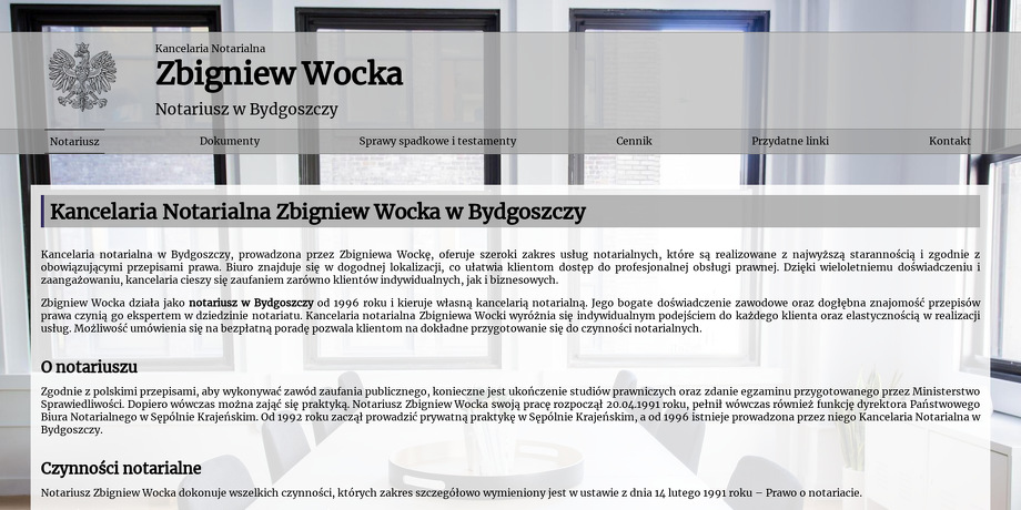 Kancelaria Notarialna Zbigniew Wocka