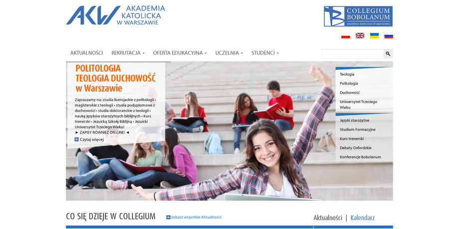 AKADEMIA KATOLICKA W WARSZAWIE - COLLEGIUM BOBOLANUM